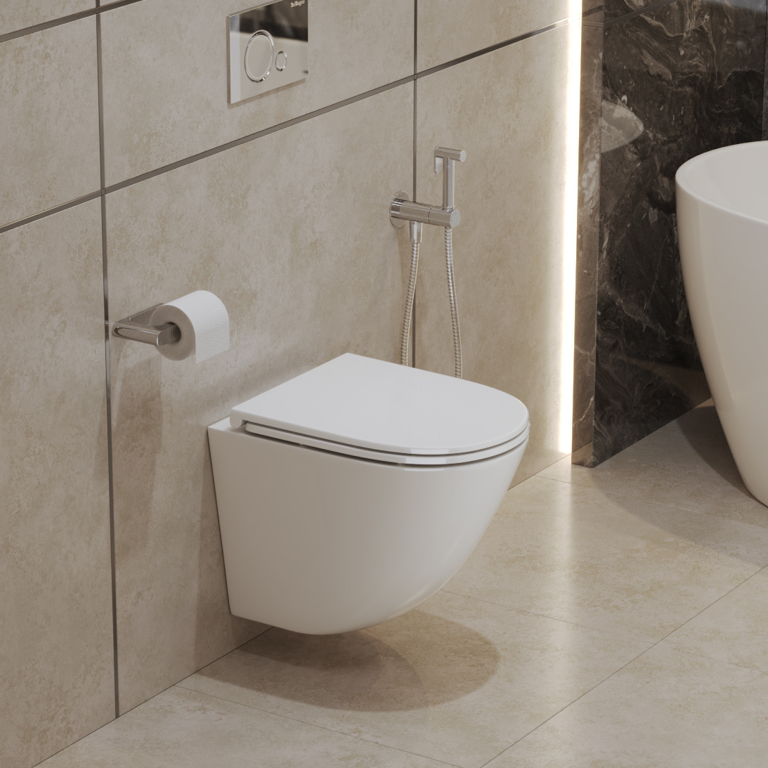 Унитаз подвесной BelBagno (Бельбагно) Sfera-Tor чаша BB046CH-TOR с сиденьем  BB3105SC купить в Нижнем Новгороде - Посейдон НН